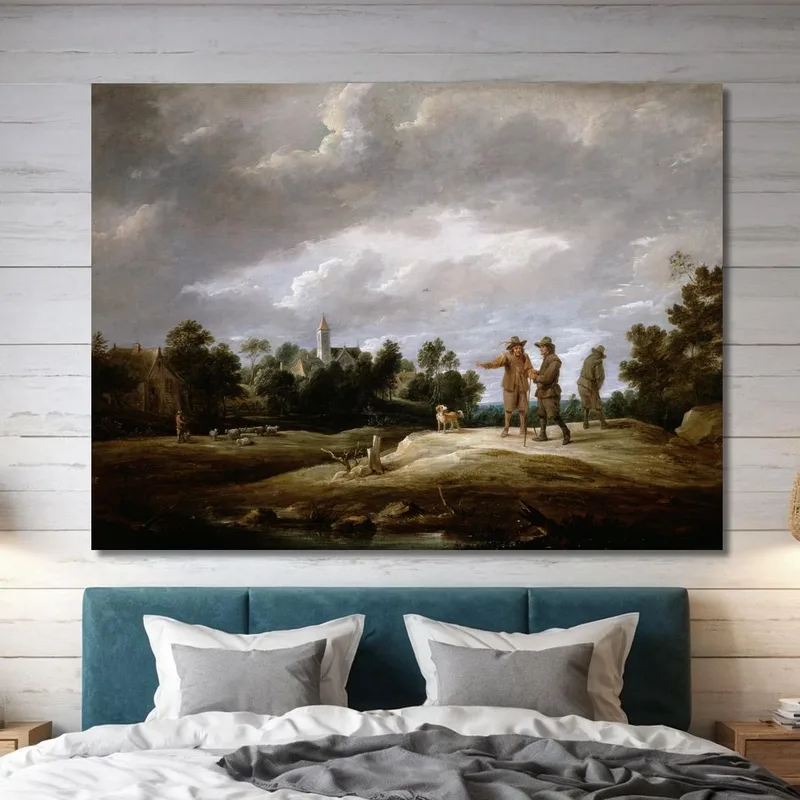 Paysans Conversant David Teniers The Younger
