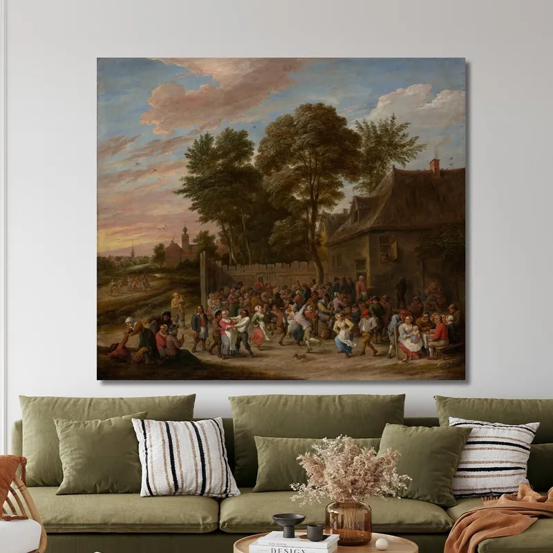 Contadini Che Danzano E Banchettano David Teniers The Younger