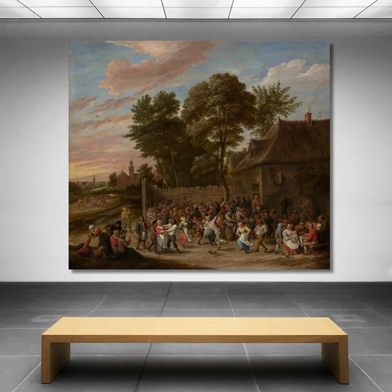 Contadini Che Danzano E Banchettano David Teniers The Younger