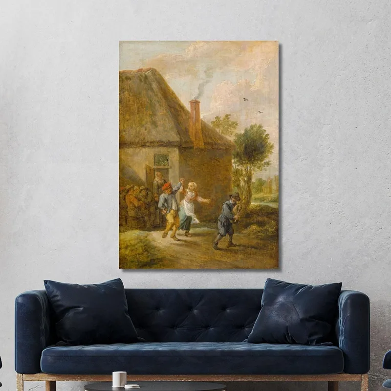 Paysans Dansant Devant Une Auberge David Teniers The Younger