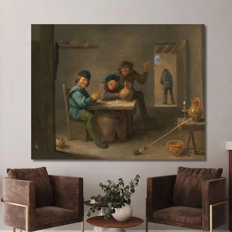 Bauern In Einer Taverne David Teniers The Younger