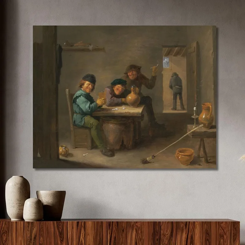 Bauern In Einer Taverne David Teniers The Younger