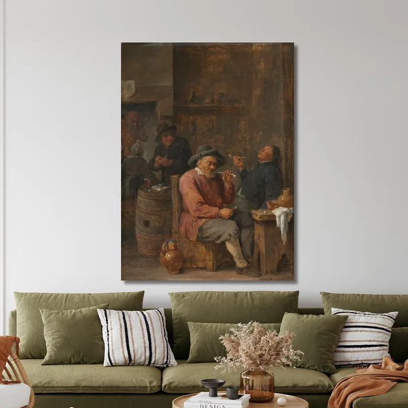 Bauern Rauchen In Einer Taverne David Teniers The Younger