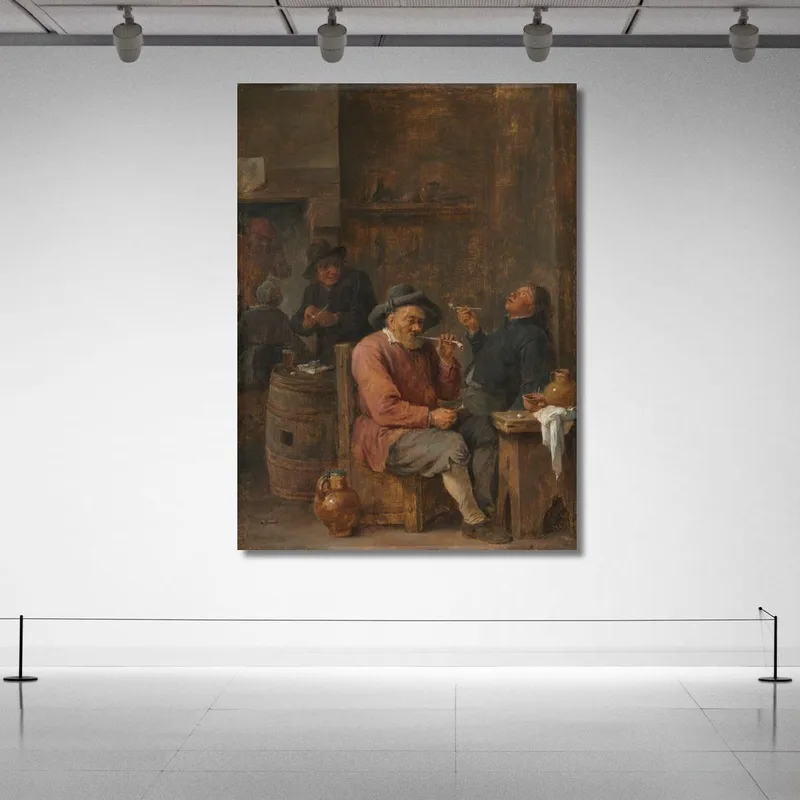 Bauern Rauchen In Einer Taverne David Teniers The Younger