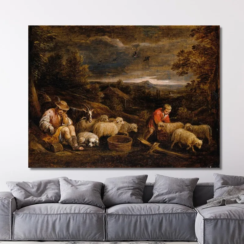 Pastores Y Ovejas David Teniers The Younger