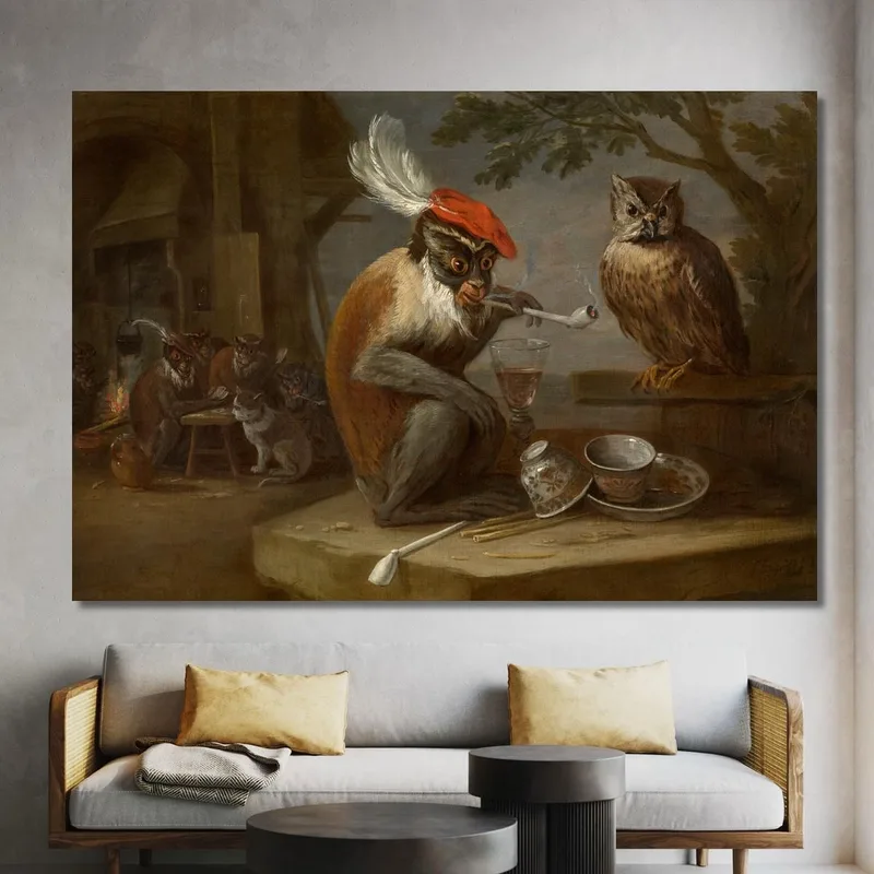 Singerie David Teniers The Younger