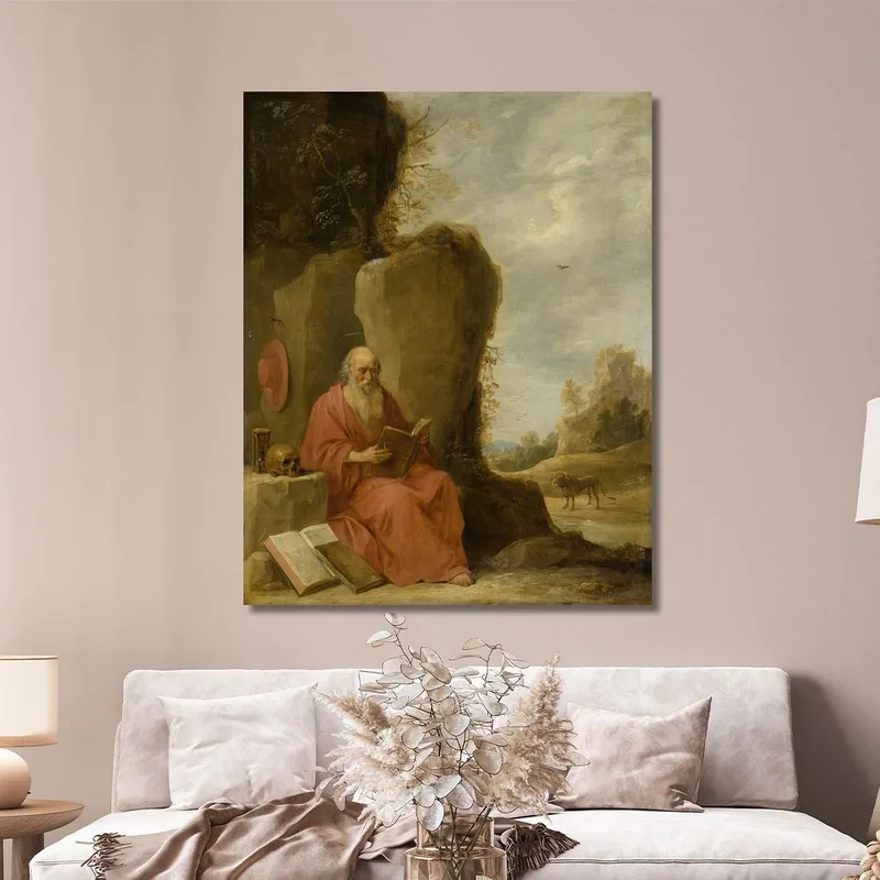 Saint Jérôme Dans Le Désert David Teniers The Younger