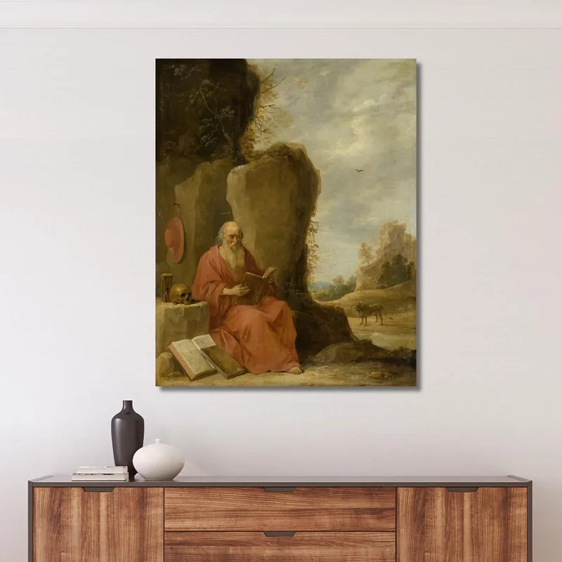 Saint Jérôme Dans Le Désert David Teniers The Younger