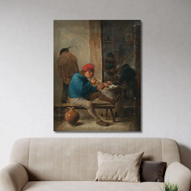 Tavernen-Szene Mit Rauchern David Teniers The Younger
