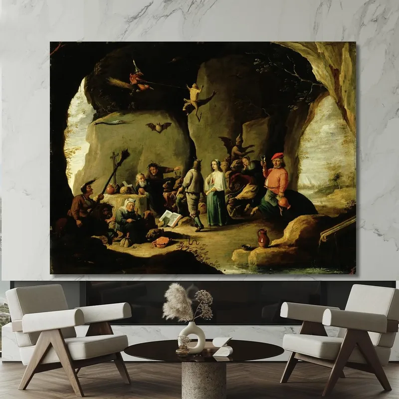 Tentazione Di Sant'Antonio David Teniers The Younger