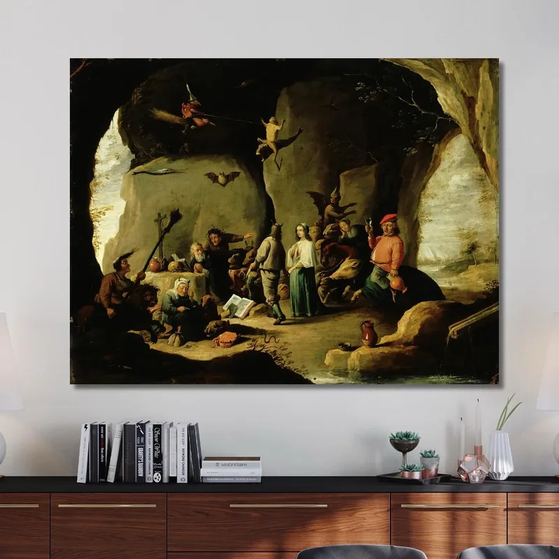 Tentazione Di Sant'Antonio David Teniers The Younger