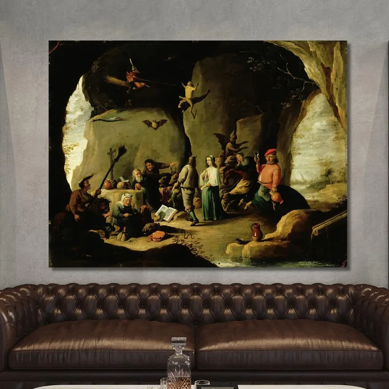 Tentazione Di Sant'Antonio David Teniers The Younger