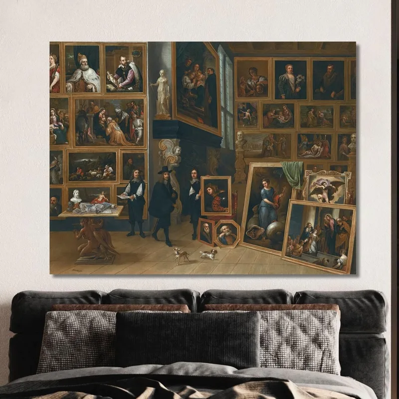 La Galerie De Tableaux De L'Archiduc Léopold Guillaume David Teniers The Younger