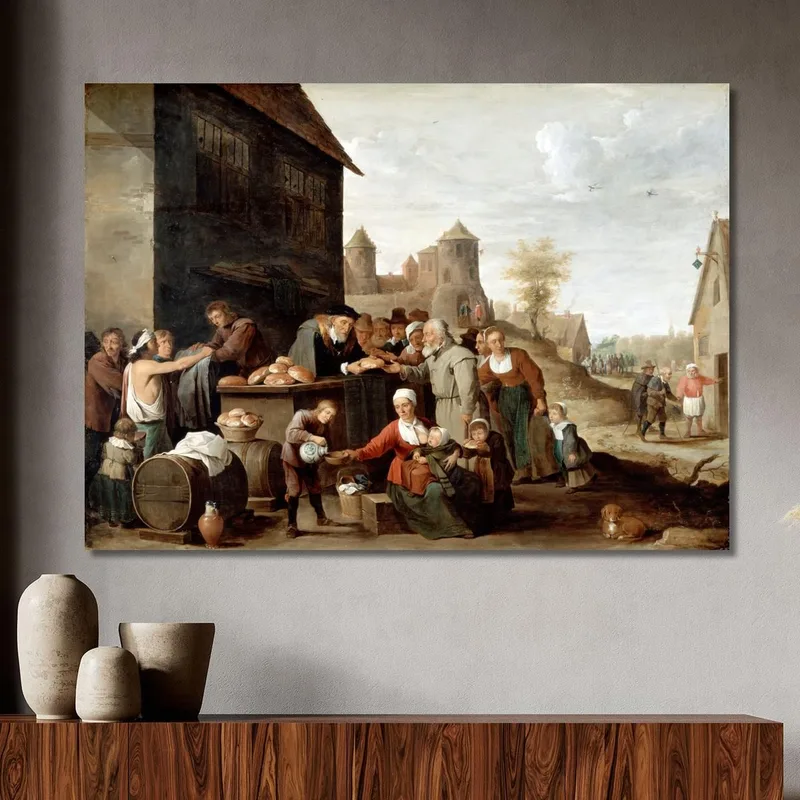 Les Sept Œuvres De Miséricorde Corporelle David Teniers The Younger