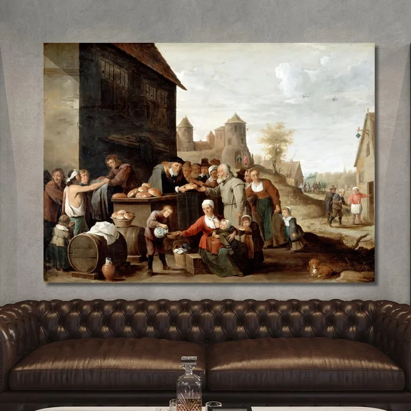 Les Sept Œuvres De Miséricorde Corporelle David Teniers The Younger