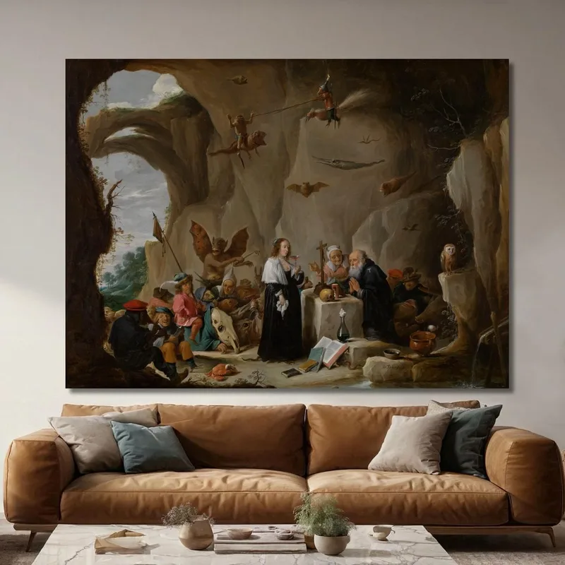 La Tentation De Saint Antoine Le Grand David Teniers The Younger
