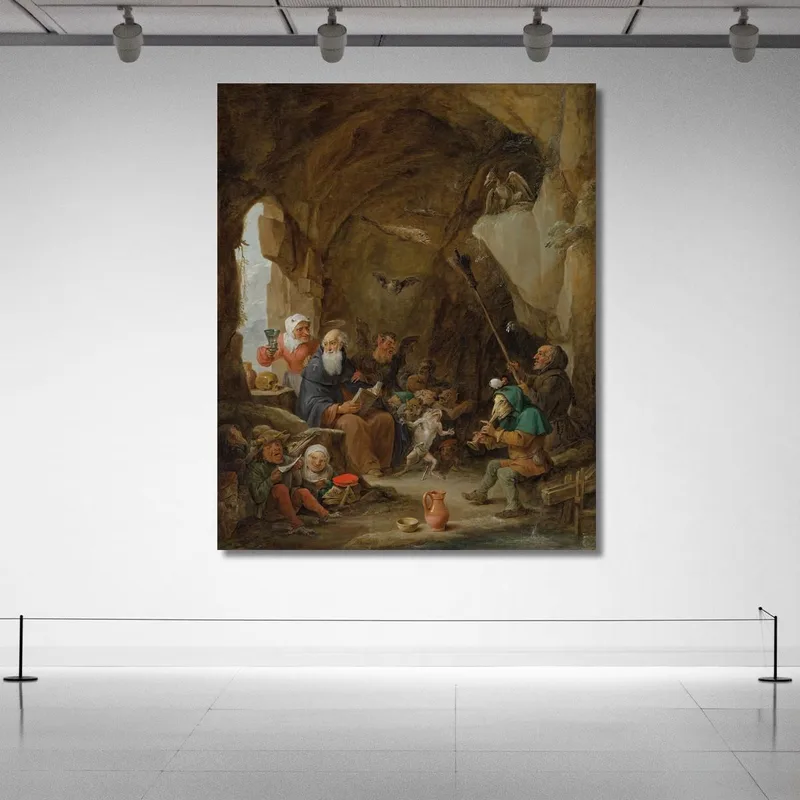 La Tentación De San Antonio David Teniers The Younger
