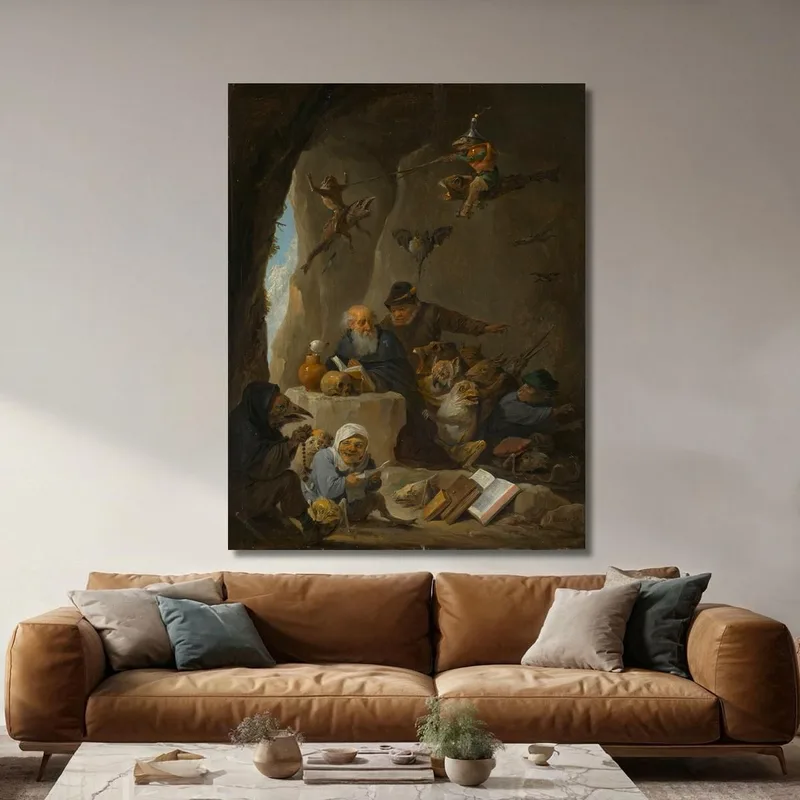 La Tentación De San Antonio David Teniers The Younger