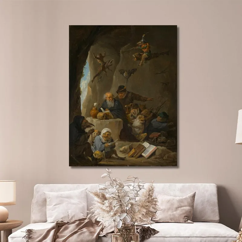La Tentación De San Antonio David Teniers The Younger