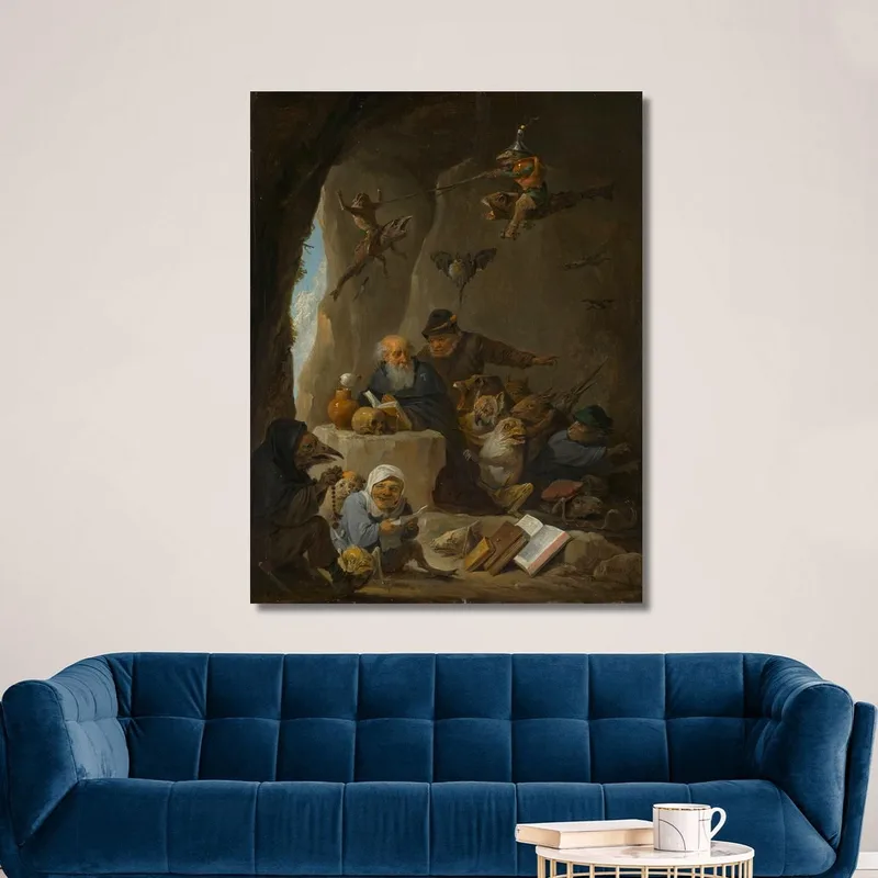 La Tentación De San Antonio David Teniers The Younger