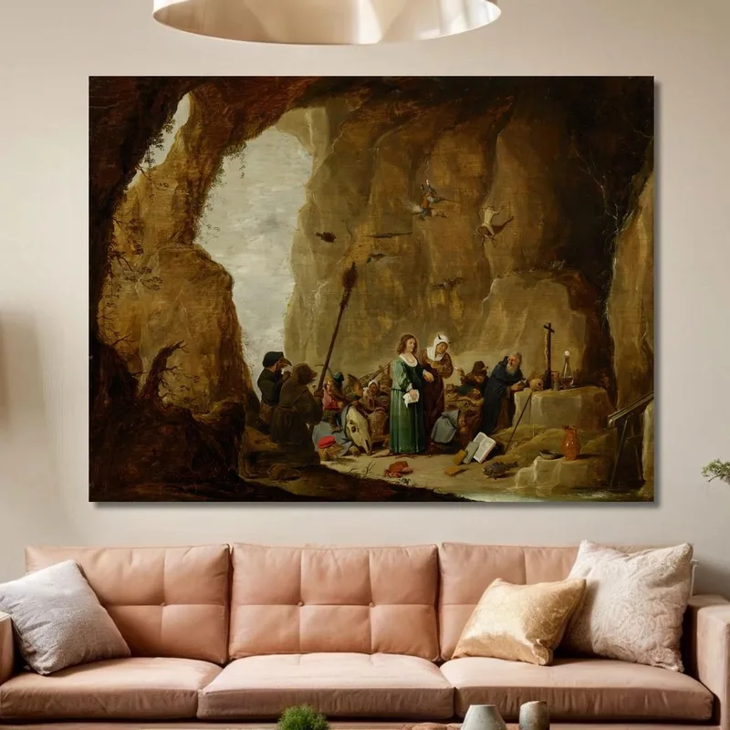 La Tentación De San Antonio David Teniers The Younger