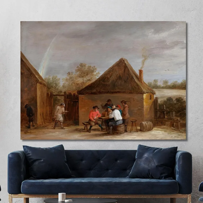 Scène De Village David Teniers The Younger