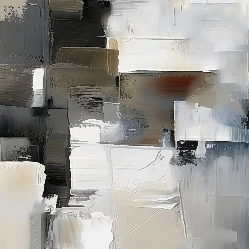 Texturas abstractas monocromáticas cuadro moderno