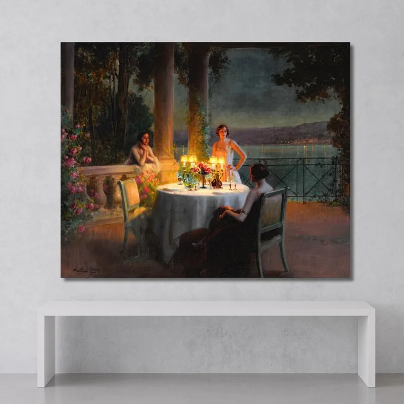 Una Cena A La Luz De Las Velas Delphin Enjolras