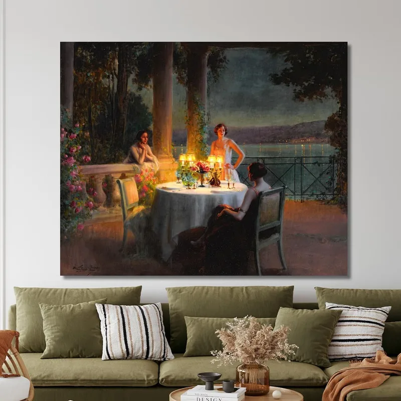 Una Cena A La Luz De Las Velas Delphin Enjolras