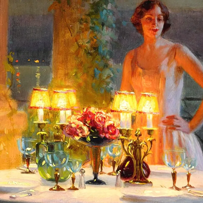 Una Cena A La Luz De Las Velas Delphin Enjolras