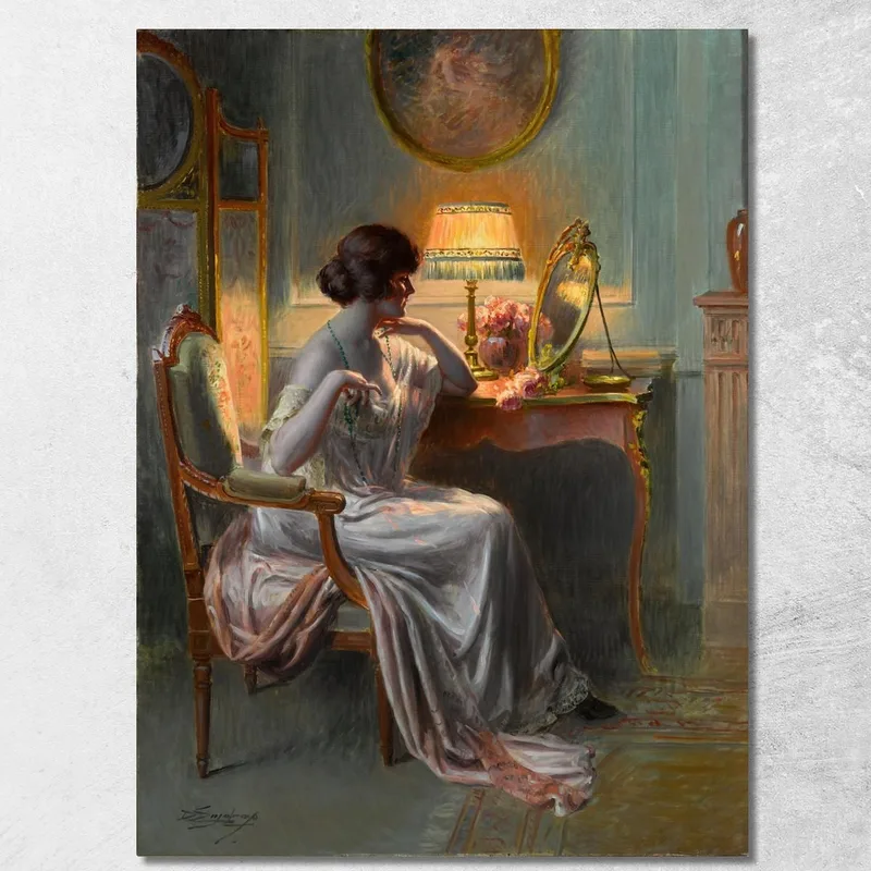 Al Boudoir Delphin Enjolras quadro stampa su tela