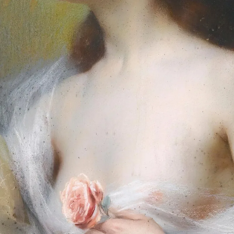 Girl With A Rose Delphin Enjolras