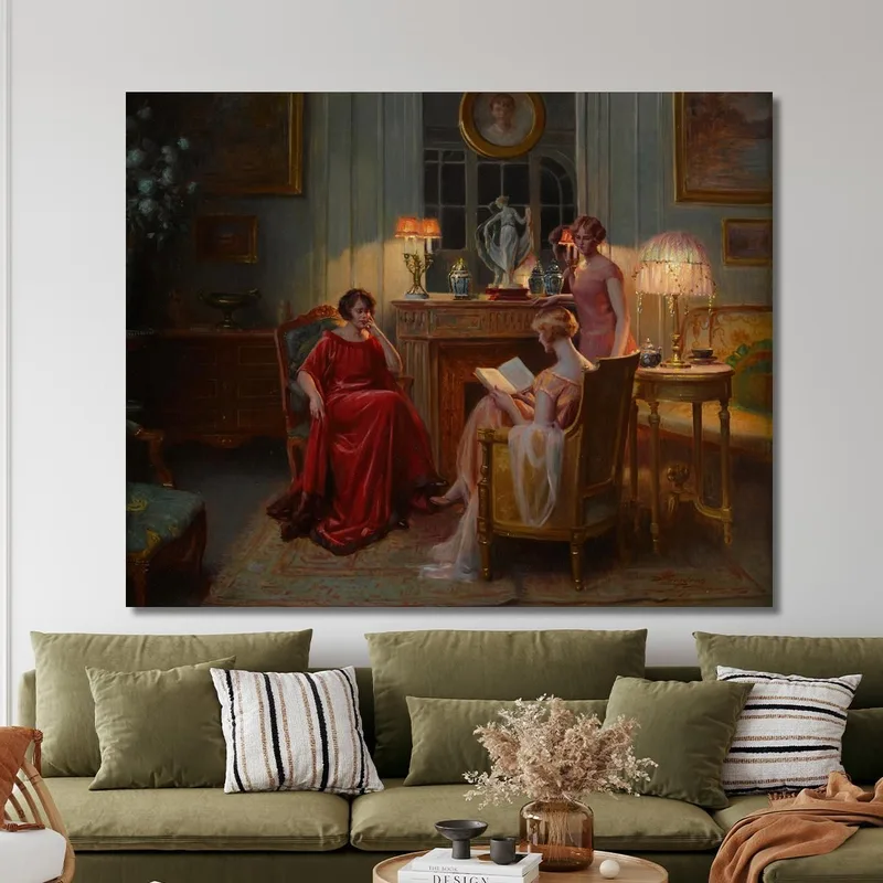 Nella Sala Di Lettura Delphin Enjolras