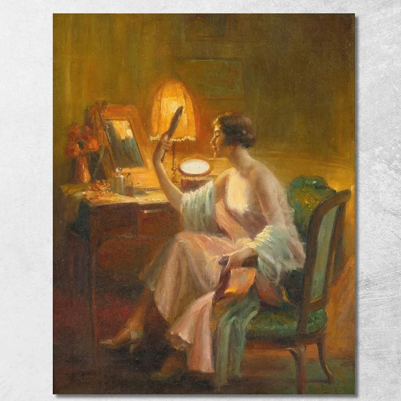 Il Boudoir 2 Delphin Enjolras quadro stampa su tela