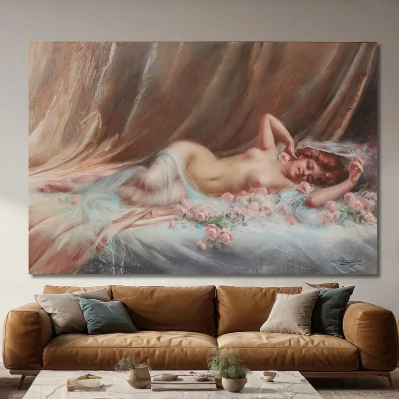 Nudo Con Rose Delphin Enjolras