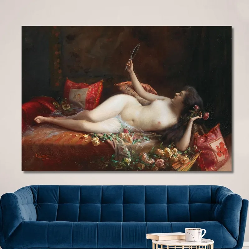 Auf Einem Bett Aus Rosen Delphin Enjolras