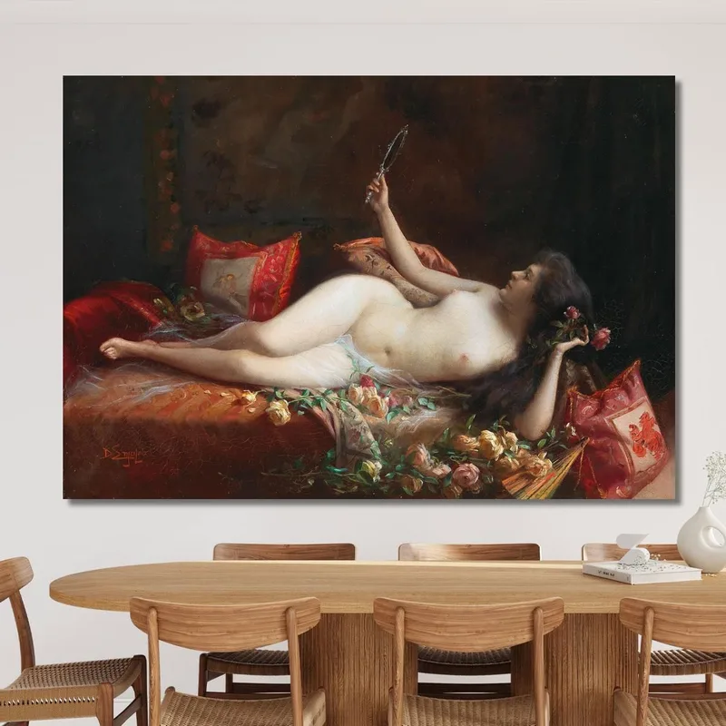 Auf Einem Bett Aus Rosen Delphin Enjolras