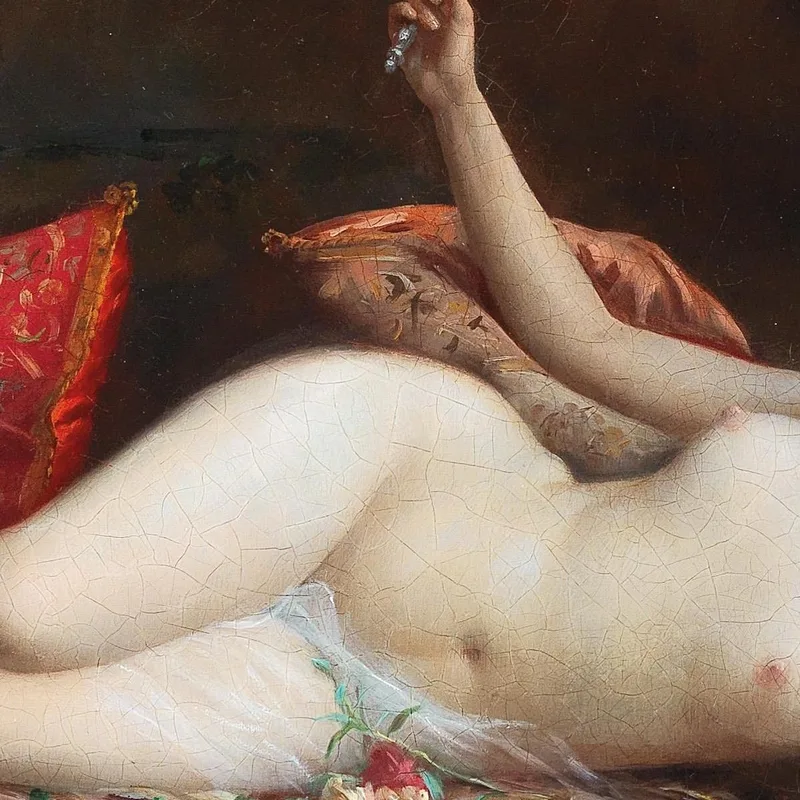 Auf Einem Bett Aus Rosen Delphin Enjolras