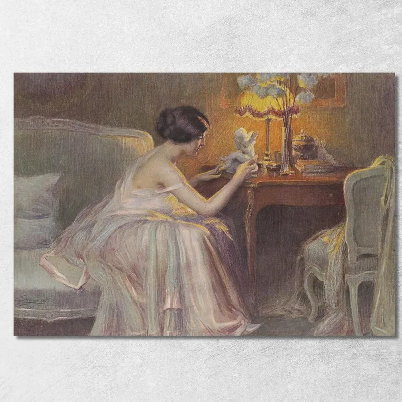 La Pequeña Estatua Delphin Enjolras cuadro en lienzo