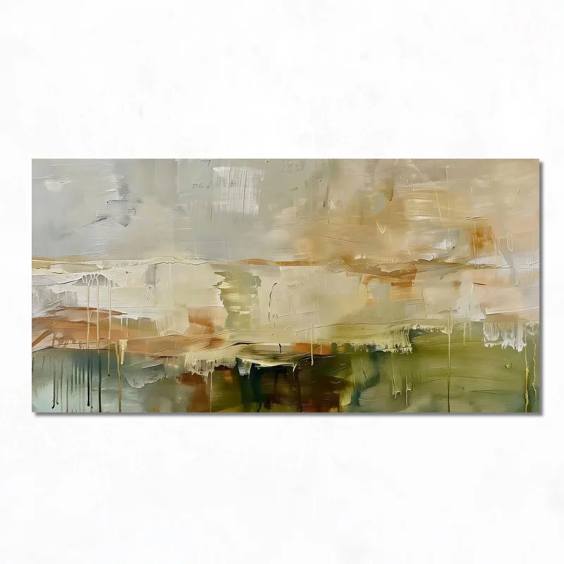 Canvas print abstract earthy horizon