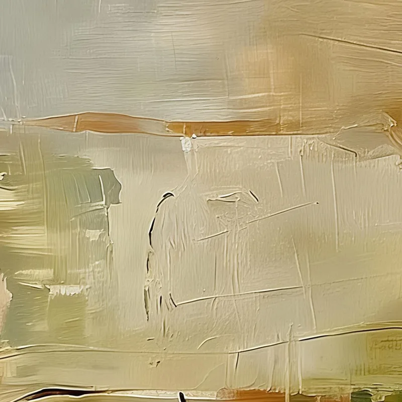Canvas print abstract earthy horizon