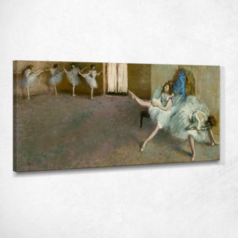 Before The Ballet Edgar Degas canvas print