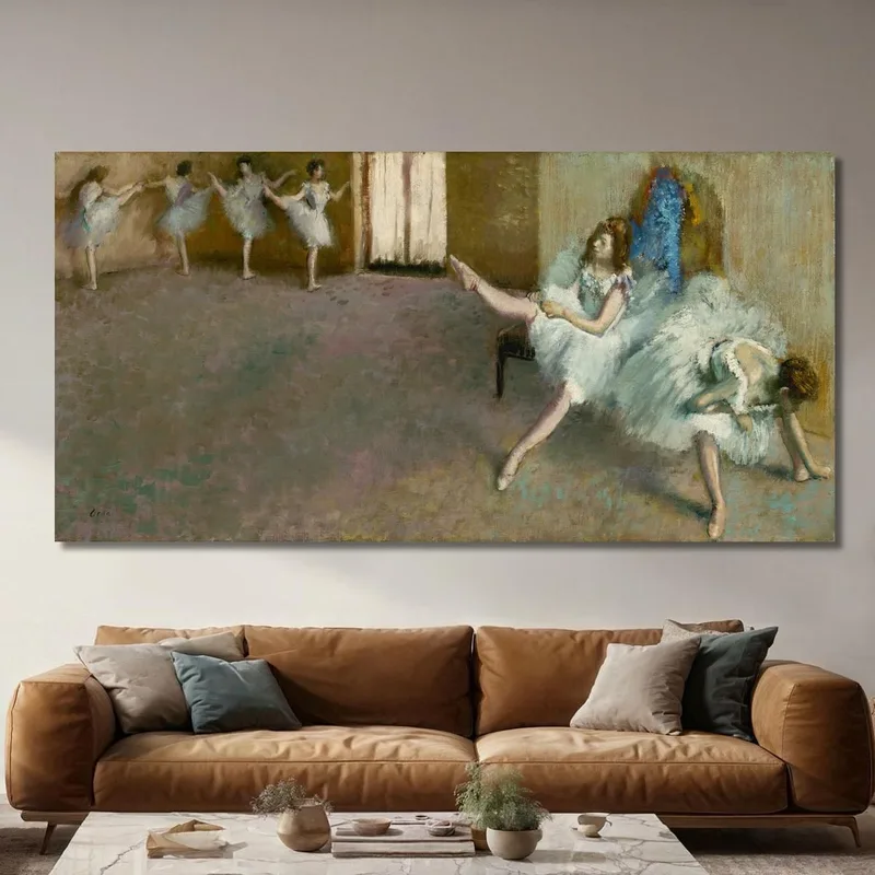 Before The Ballet Edgar Degas