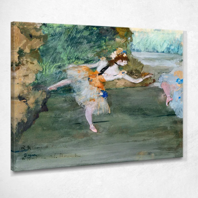 Dancer On Stage Edgar Degas canvas print