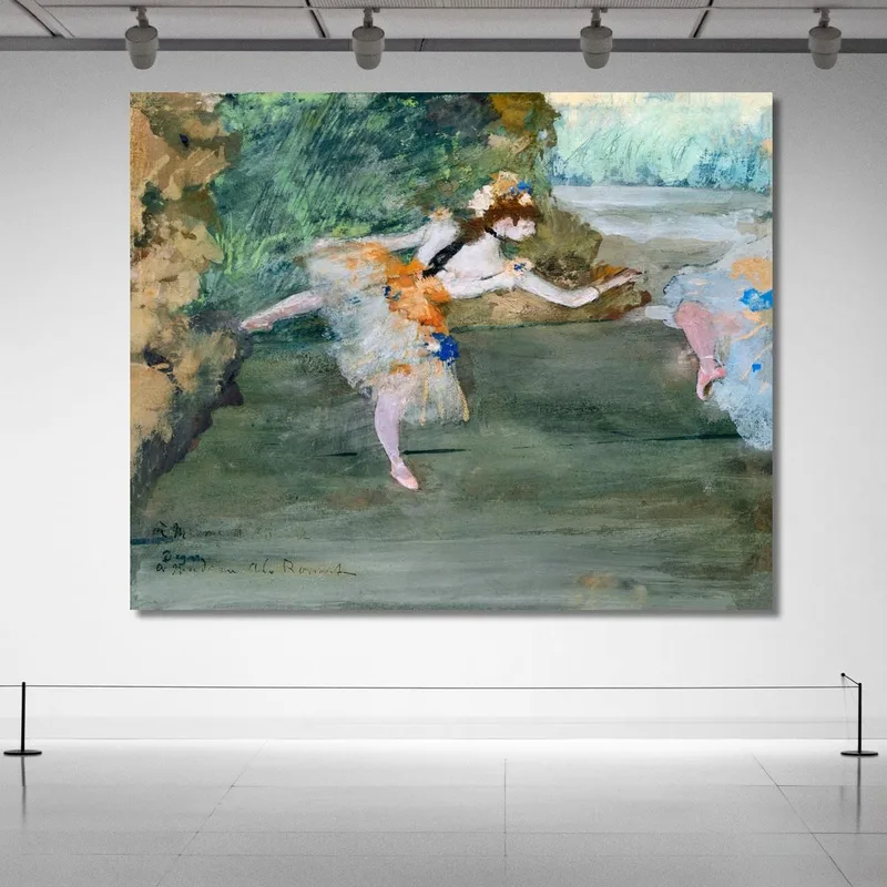 Bailarina En El Escenario Edgar Degas