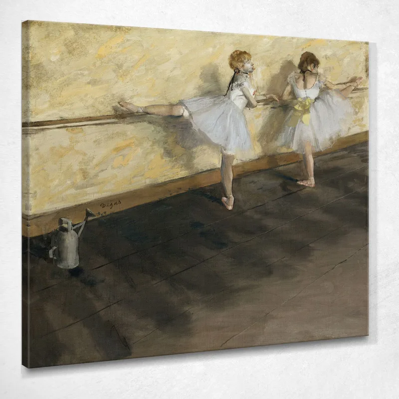 Dancers Practicing At The Barre 1877 Edgar Degas canvas print