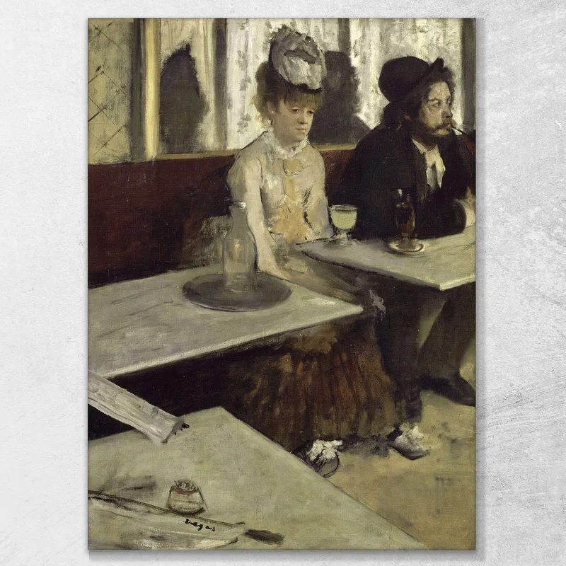 In A Bar Edgar Degas
