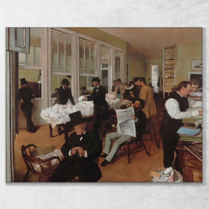 Il Mercato Di Cotone A New Orleans 1873 Edgar Degas