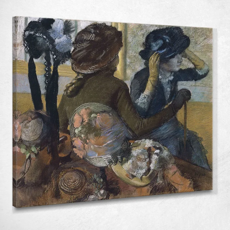 From The Milliner 1882 Edgar Degas canvas print