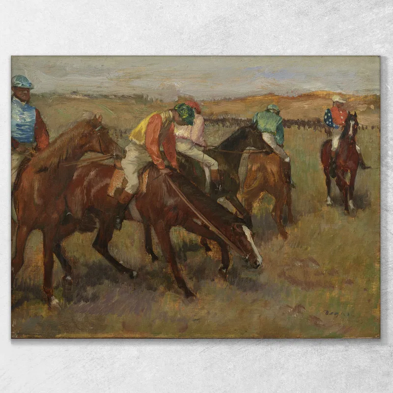 Prima Della Gara Edgar Degas